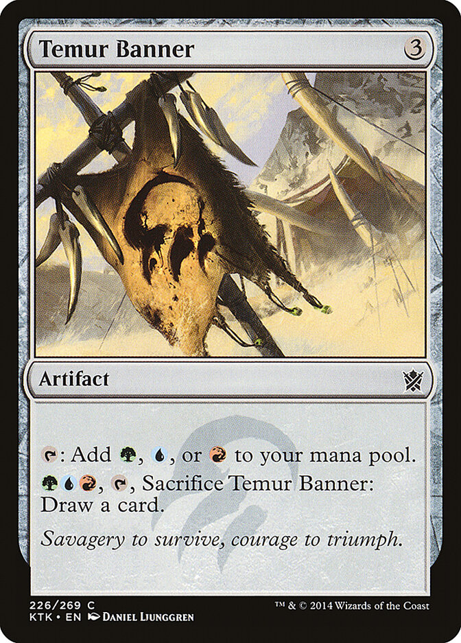 Temur Banner — Khans of Tarkir (KTK) #226