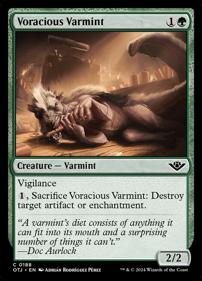 Voracious Varmint — Outlaws of Thunder Junction (OTJ) #188