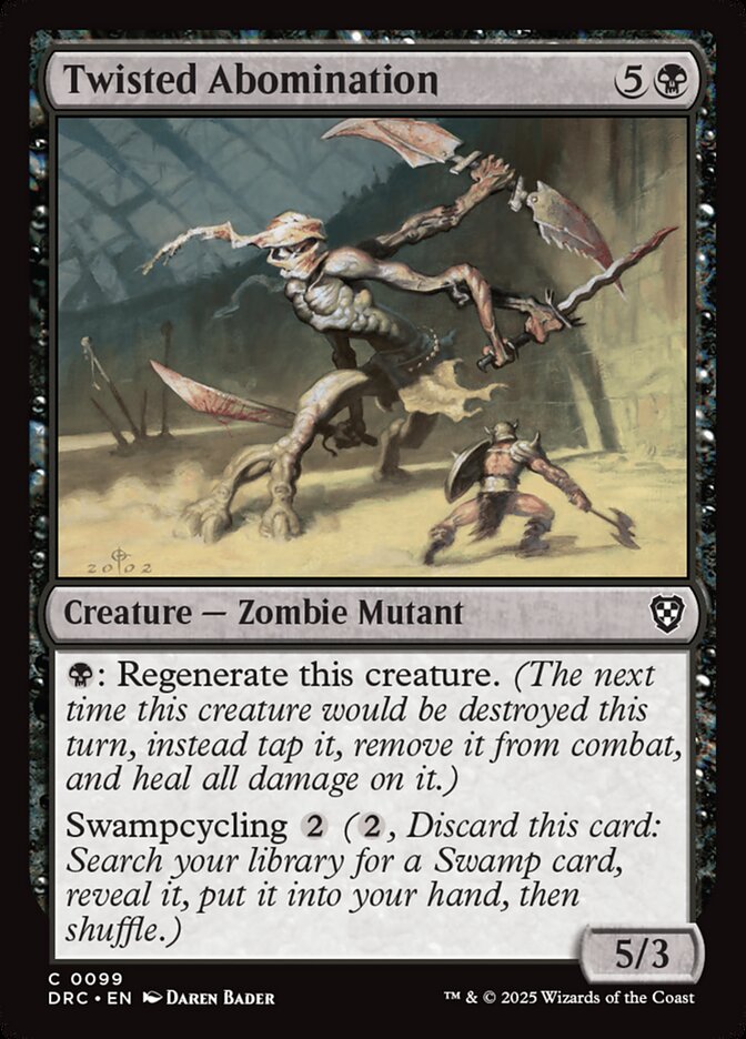 Twisted Abomination — Aetherdrift Commander (DRC) #99