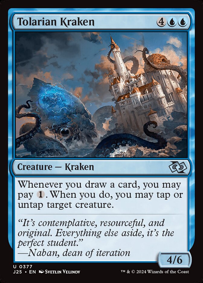 Tolarian Kraken — Foundations Jumpstart (J25) #377