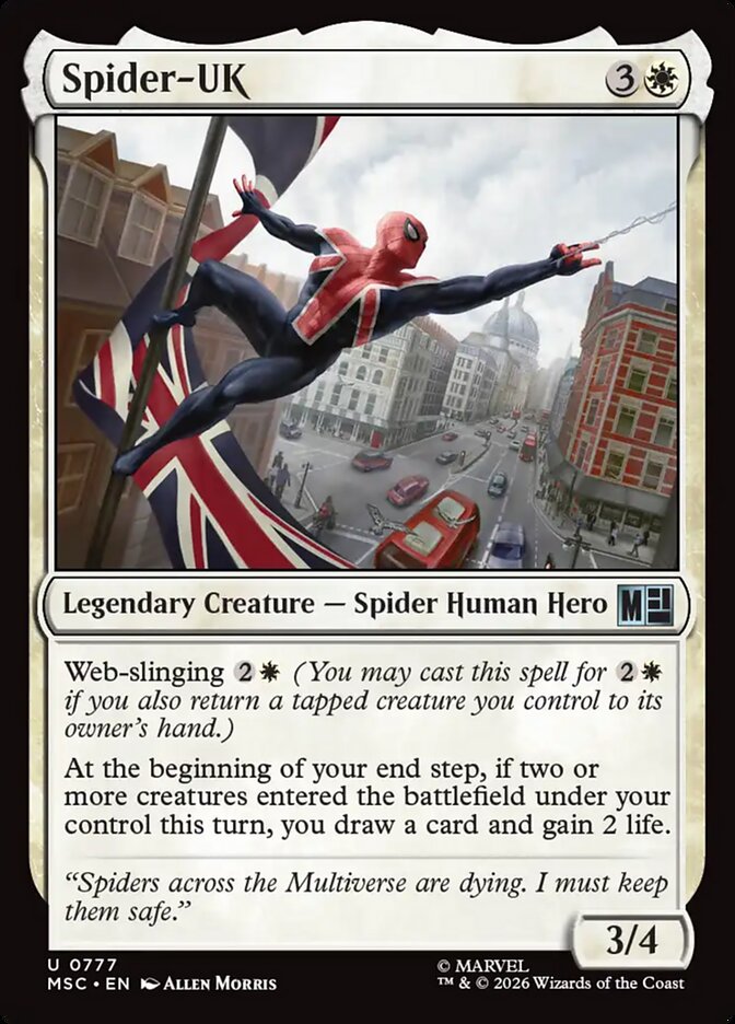 Spider-UK — Marvel Super Heroes Commander (MSC) #777