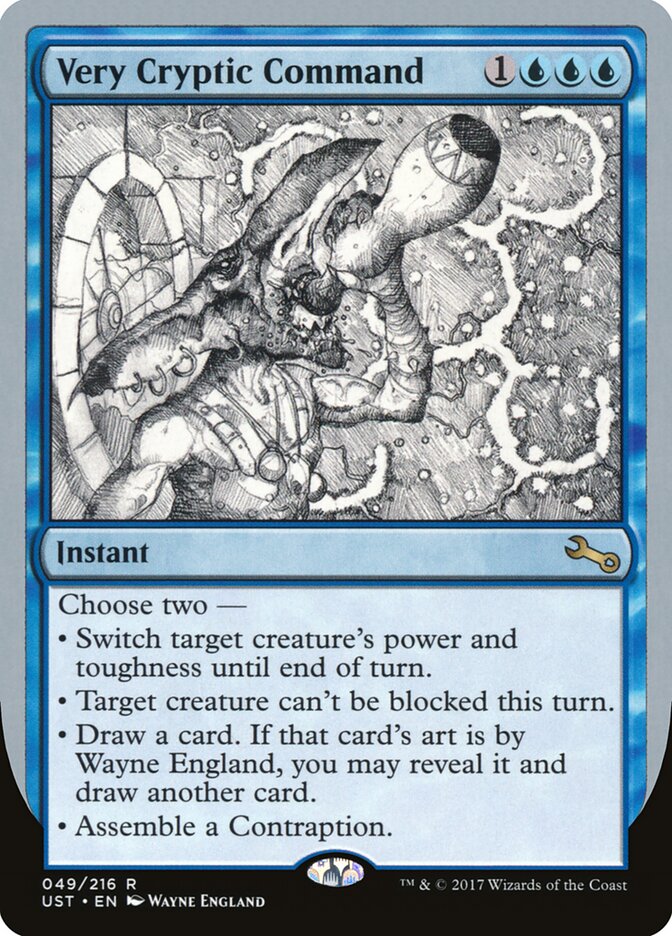 Very Cryptic Command — Unstable (UST) #49a