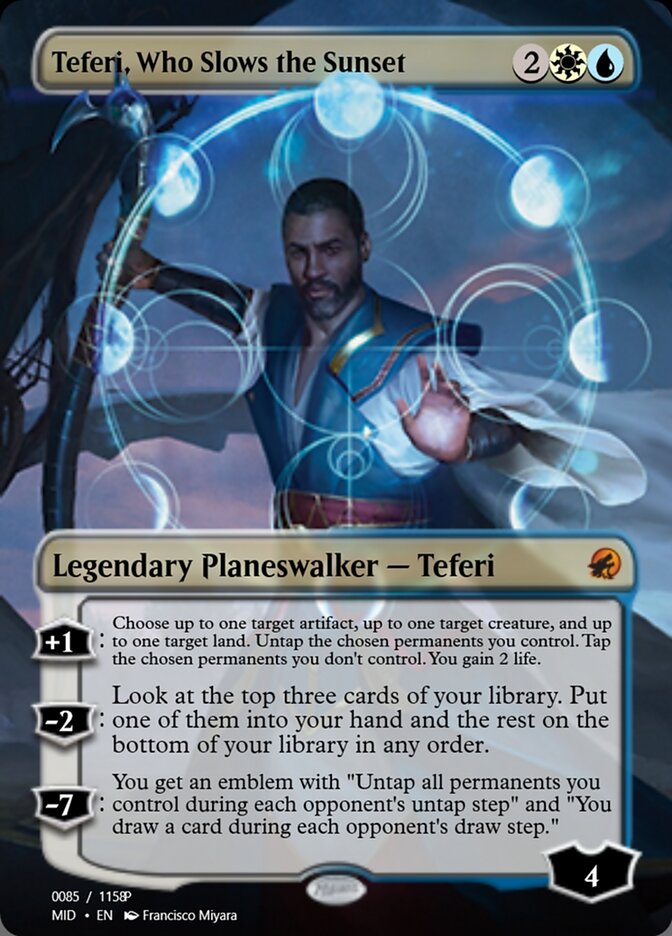 Teferi, Who Slows the Sunset — Magic Online Promos (PRM) #94050