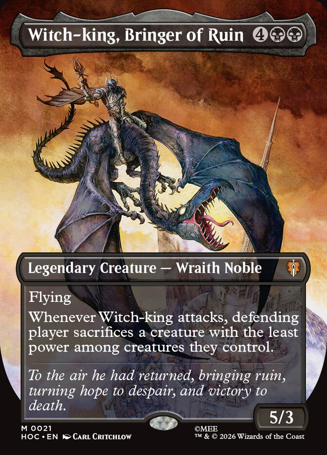 Witch-king, Bringer of Ruin — The Hobbit Commander (HOC) #21