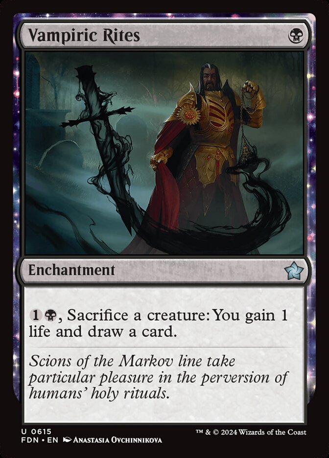 Vampiric Rites — Foundations (FDN) #615