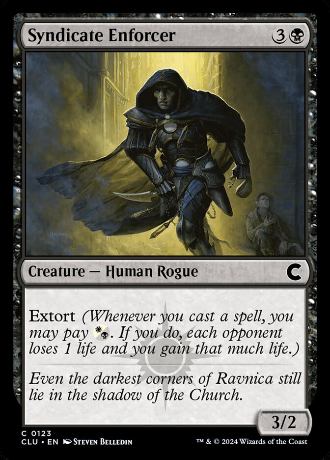 Syndicate Enforcer — Ravnica: Clue Edition (CLU) #123