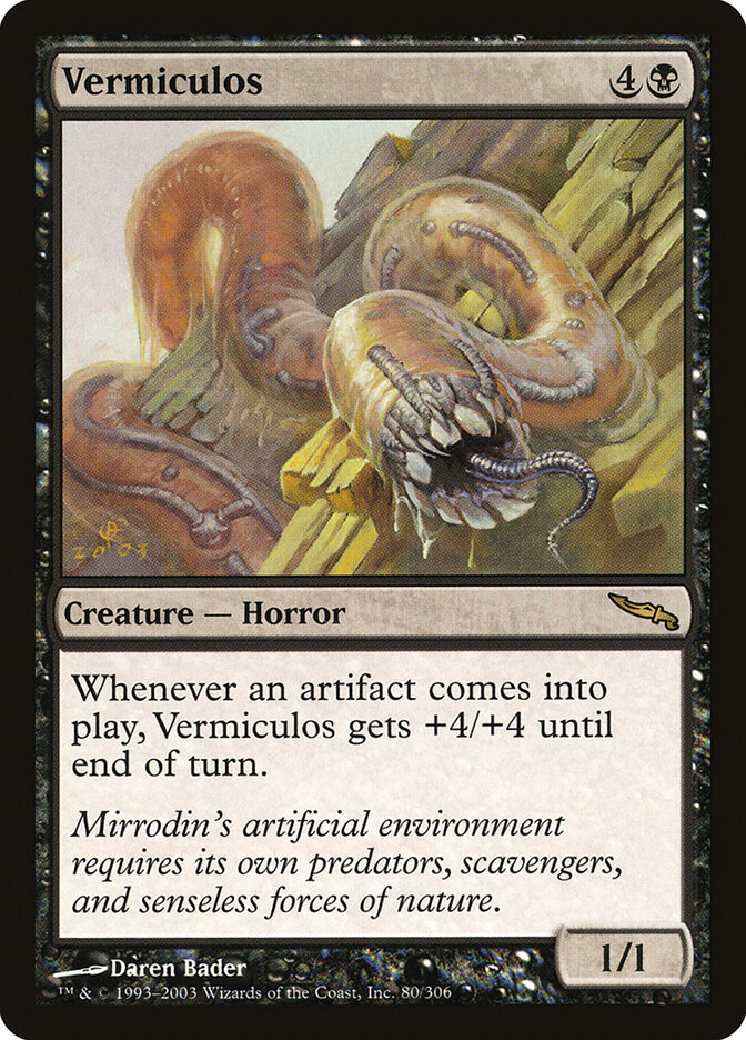 Vermiculos — Mirrodin (MRD) #80