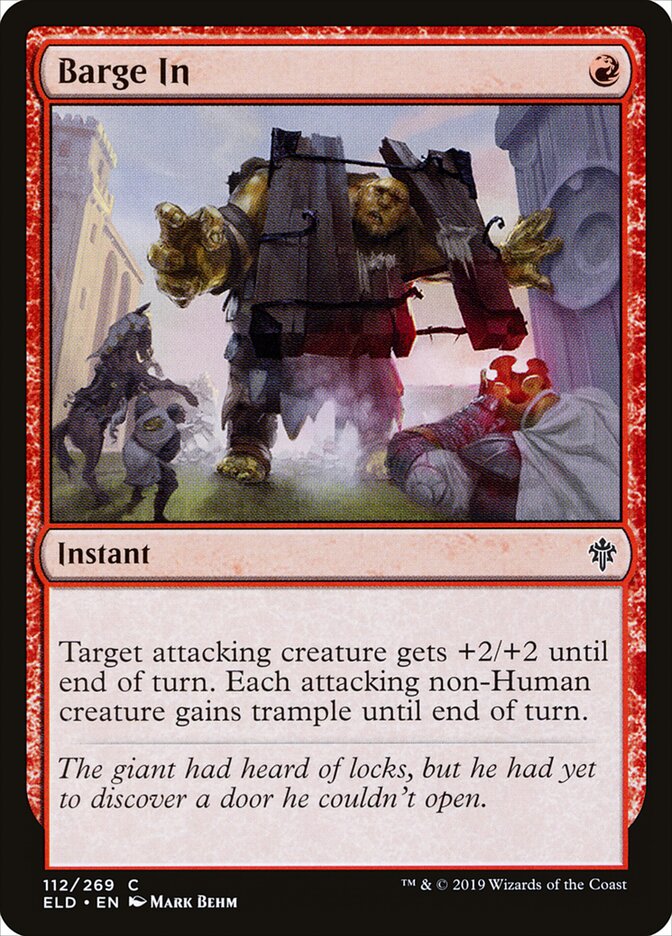 Barge In — Throne of Eldraine (ELD) #112