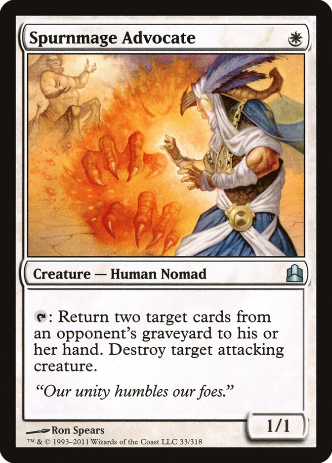 Spurnmage Advocate — Commander 2011 (CMD) #33