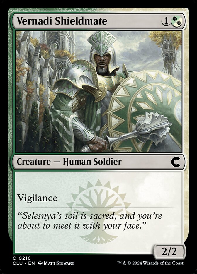 Vernadi Shieldmate — Ravnica: Clue Edition (CLU) #216