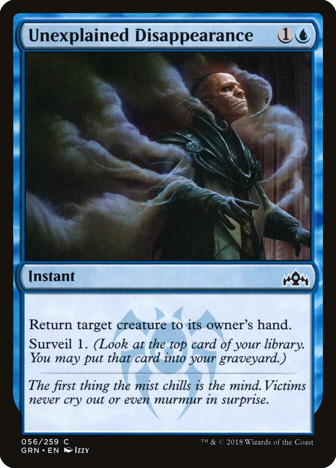 Unexplained Disappearance — Guilds of Ravnica (GRN) #56