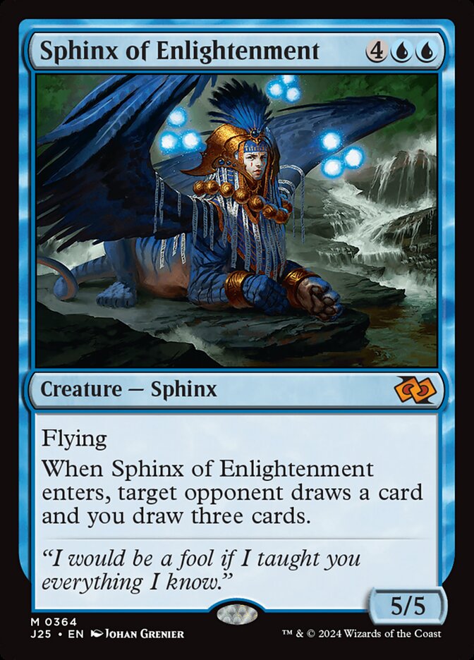 Sphinx of Enlightenment — Foundations Jumpstart (J25) #364