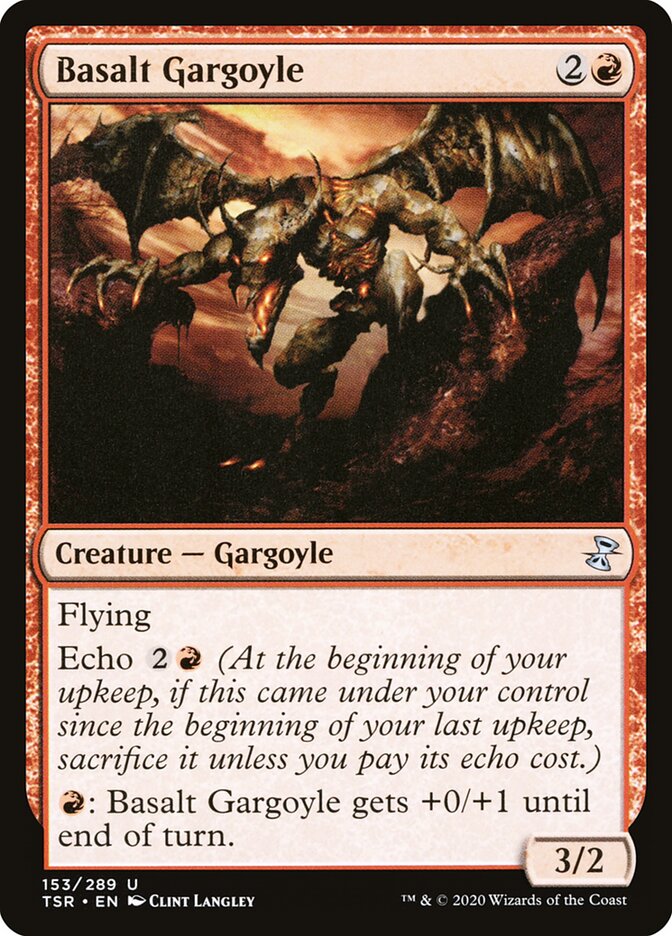 Basalt Gargoyle — Time Spiral Remastered (TSR) #153