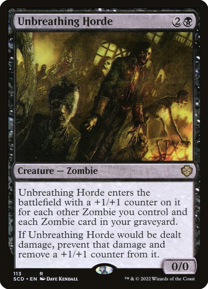 Unbreathing Horde — Starter Commander Decks (SCD) #113