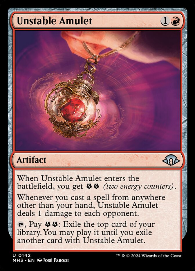 Unstable Amulet — Modern Horizons 3 (MH3) #142