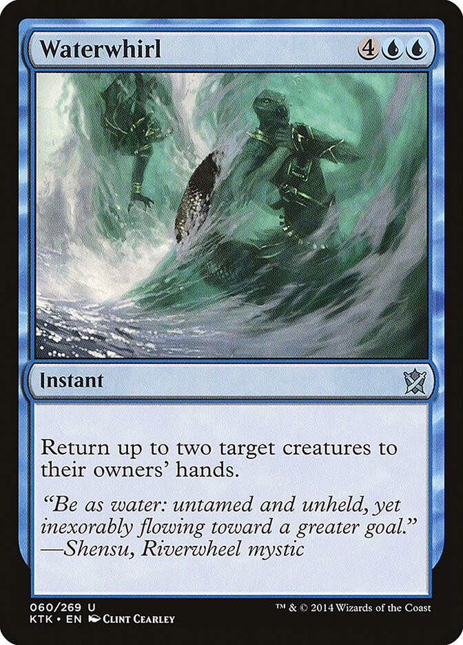 Waterwhirl — Khans of Tarkir (KTK) #60