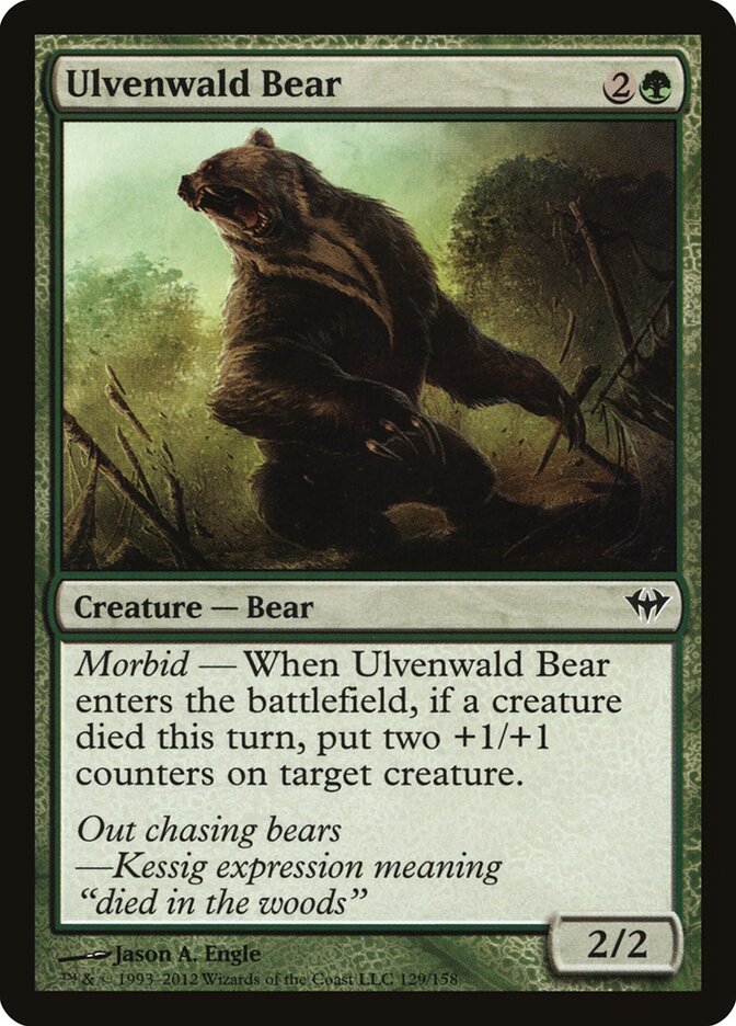 Ulvenwald Bear — Dark Ascension (DKA) #129