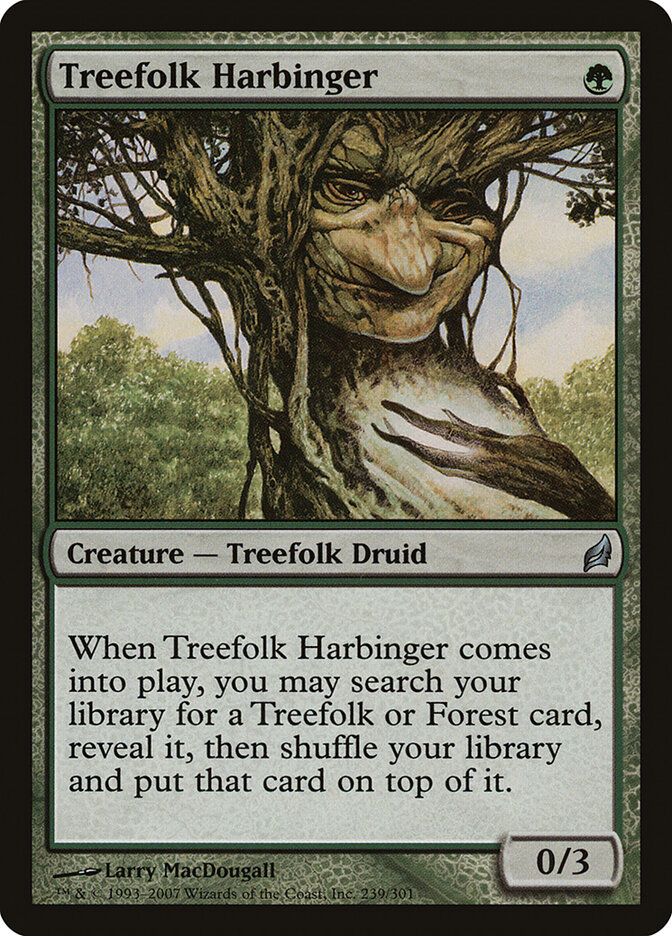 Treefolk Harbinger — Lorwyn (LRW) #239