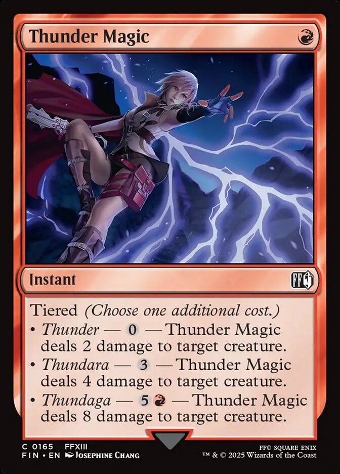 Thunder Magic — Final Fantasy (FIN) #165