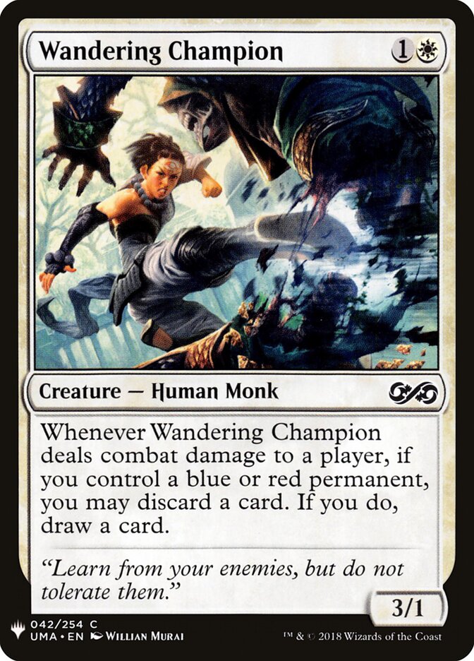 Wandering Champion — The List (PLST) #UMA-42