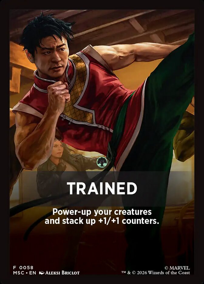 Trained — Marvel Super Heroes Jumpstart Front Cards (FMSC) #58