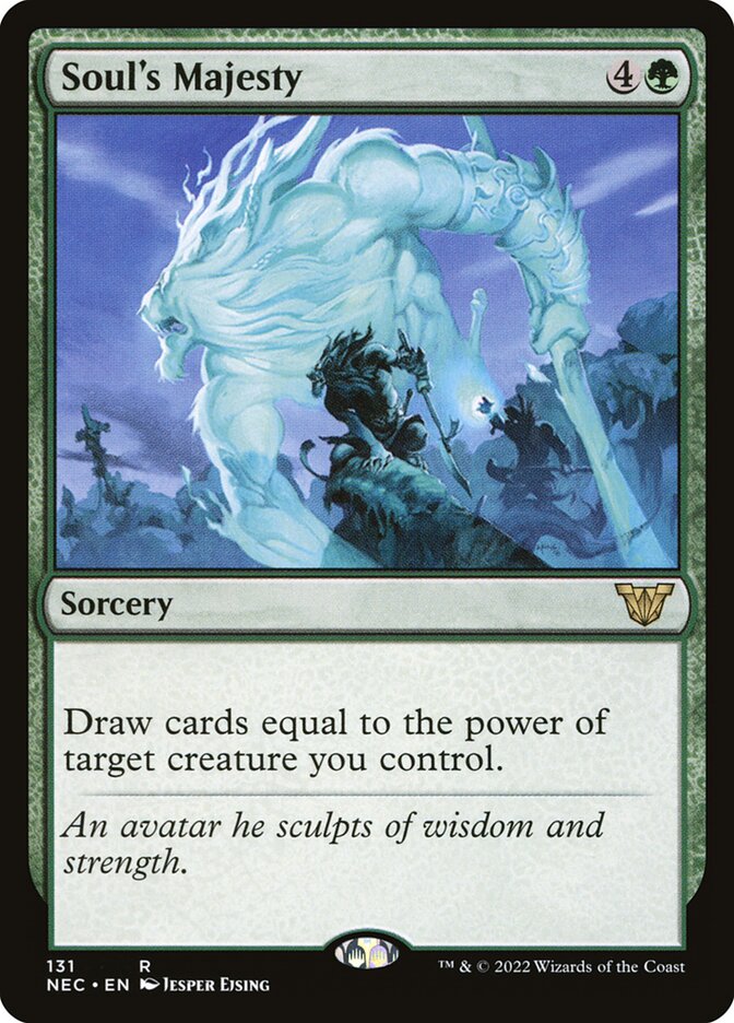 Soul's Majesty — Neon Dynasty Commander (NEC) #131