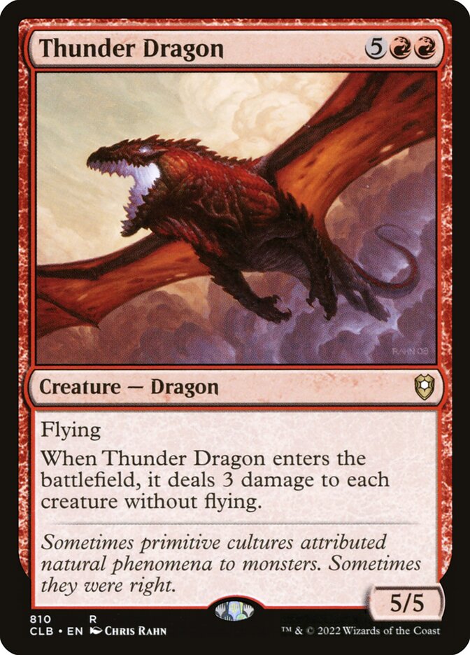 Thunder Dragon — Commander Legends: Battle for Baldur's Gate (CLB) #810