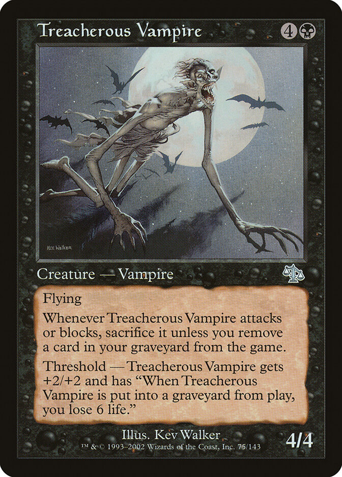 Treacherous Vampire — Judgment (JUD) #75