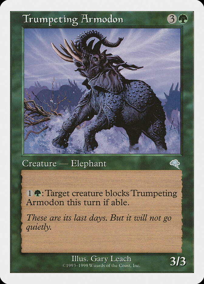 Trumpeting Armodon — Battle Royale Box Set (BRB) #90