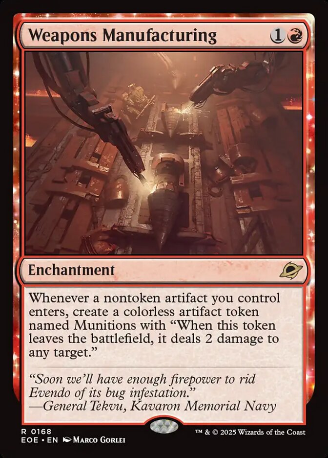 Weapons Manufacturing — Edge of Eternities (EOE) #168
