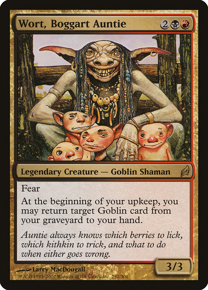Wort, Boggart Auntie — Lorwyn (LRW) #252
