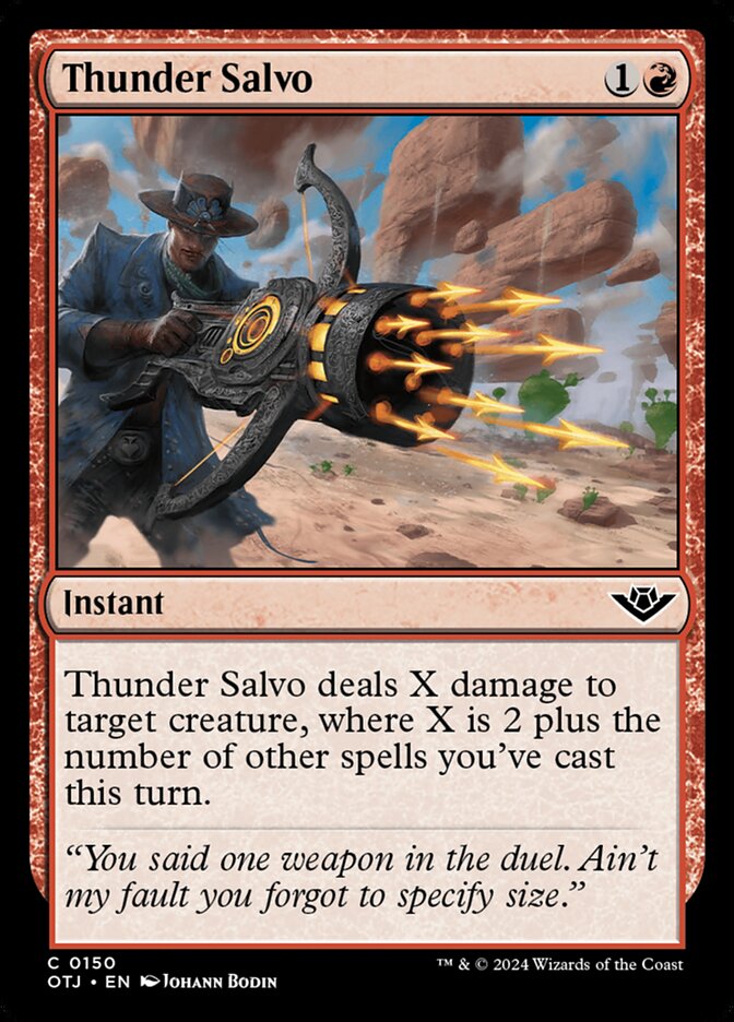 Thunder Salvo — Outlaws of Thunder Junction (OTJ) #150