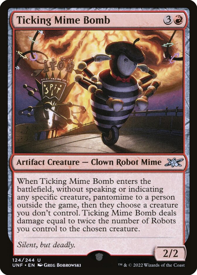 Ticking Mime Bomb — Unfinity (UNF) #124
