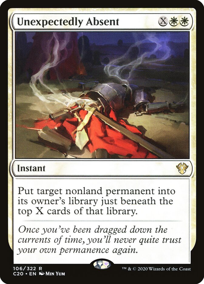 Unexpectedly Absent — Commander 2020 (C20) #106