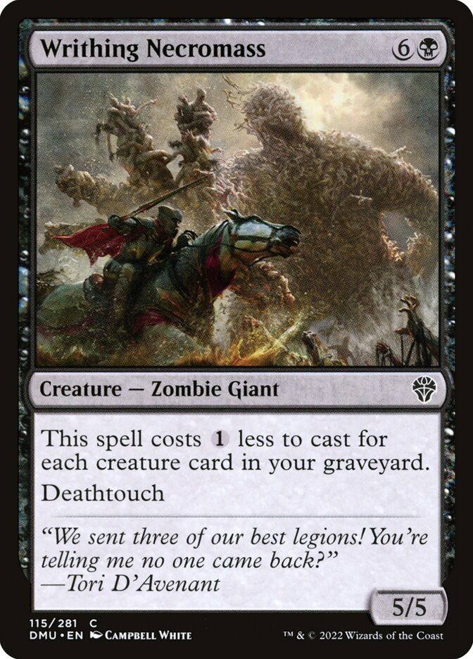 Writhing Necromass — Dominaria United (DMU) #115