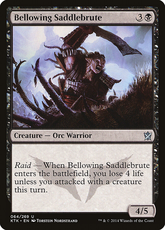 Bellowing Saddlebrute — Khans of Tarkir (KTK) #64