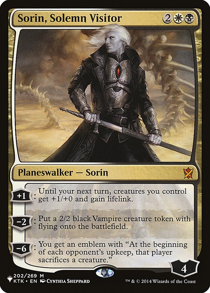 Sorin, Solemn Visitor — The List (PLST) #KTK-202