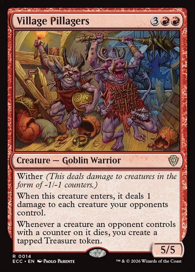 Village Pillagers — Lorwyn Eclipsed Commander (ECC) #14