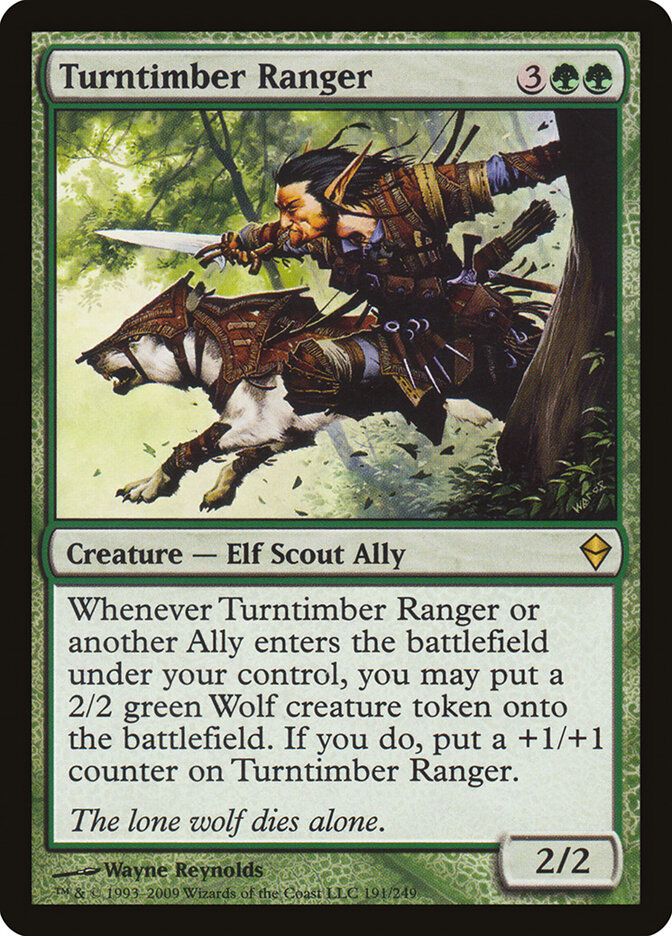 Turntimber Ranger — Zendikar (ZEN) #191