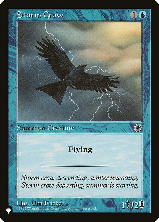 Storm Crow — The List (PLST) #POR-69