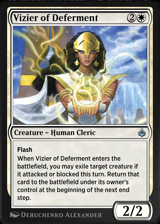 Vizier of Deferment — Amonkhet Remastered (AKR) #44