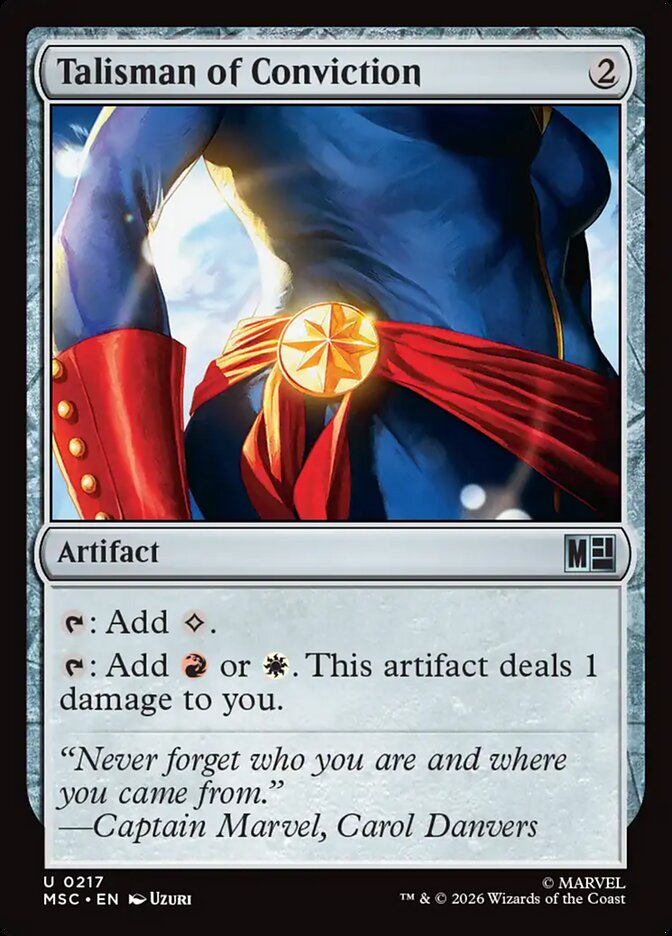 Talisman of Conviction — Marvel Super Heroes Commander (MSC) #217