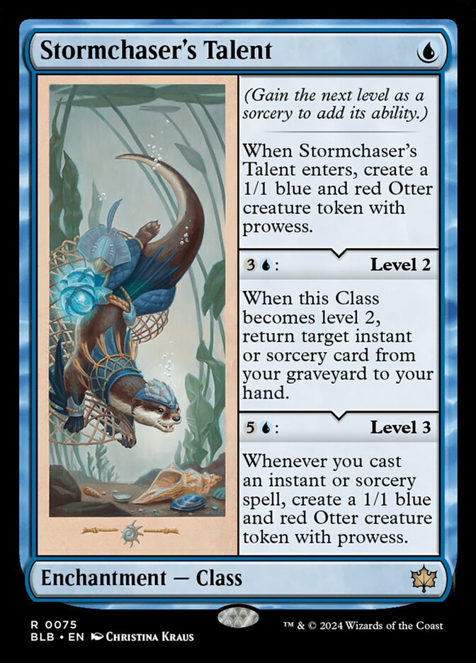 Stormchaser's Talent — Bloomburrow (BLB) #75