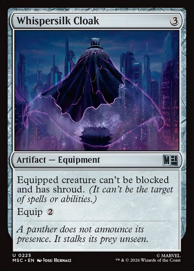 Whispersilk Cloak — Marvel Super Heroes Commander (MSC) #225