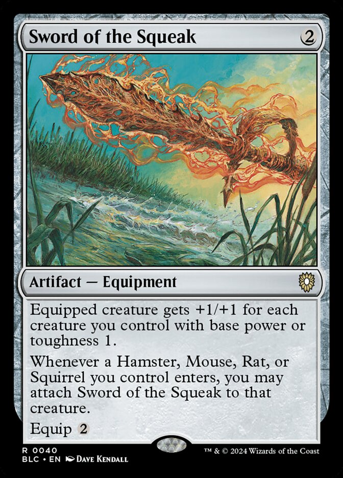 Sword of the Squeak — Bloomburrow Commander (BLC) #40