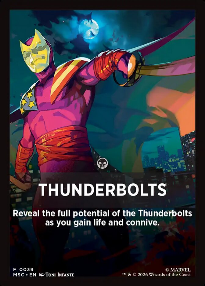 Thunderbolts — Marvel Super Heroes Jumpstart Front Cards (FMSC) #39
