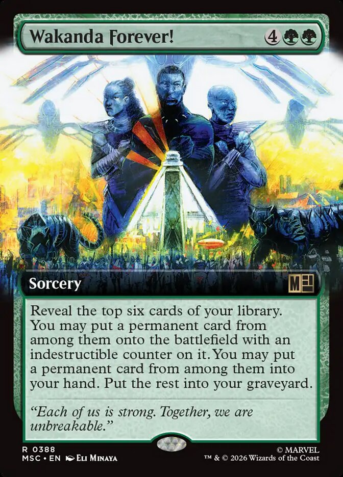 Wakanda Forever! — Marvel Super Heroes Commander (MSC) #388