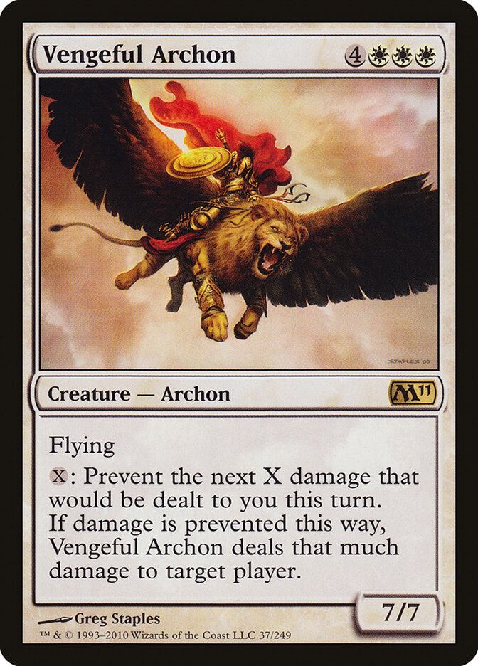 Vengeful Archon — Magic 2011 (M11) #37