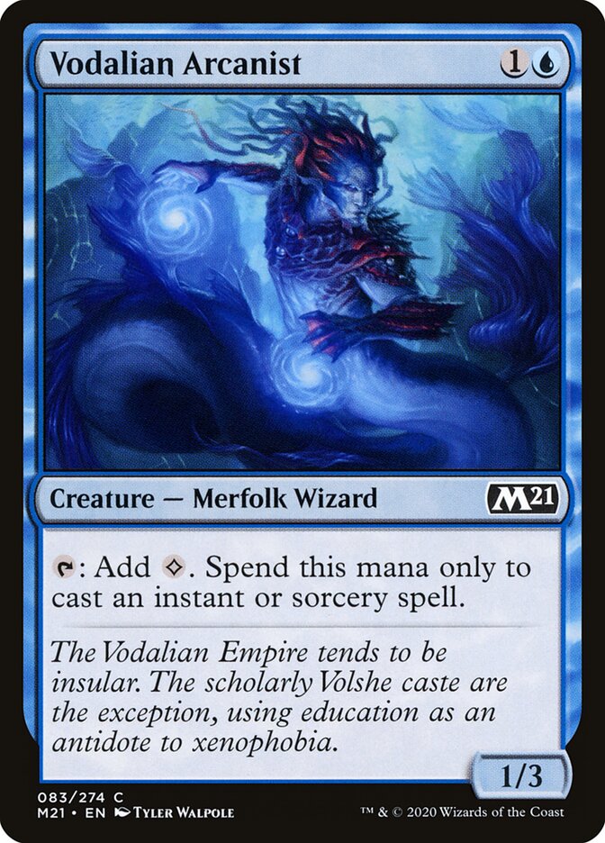Vodalian Arcanist — Core Set 2021 (M21) #83