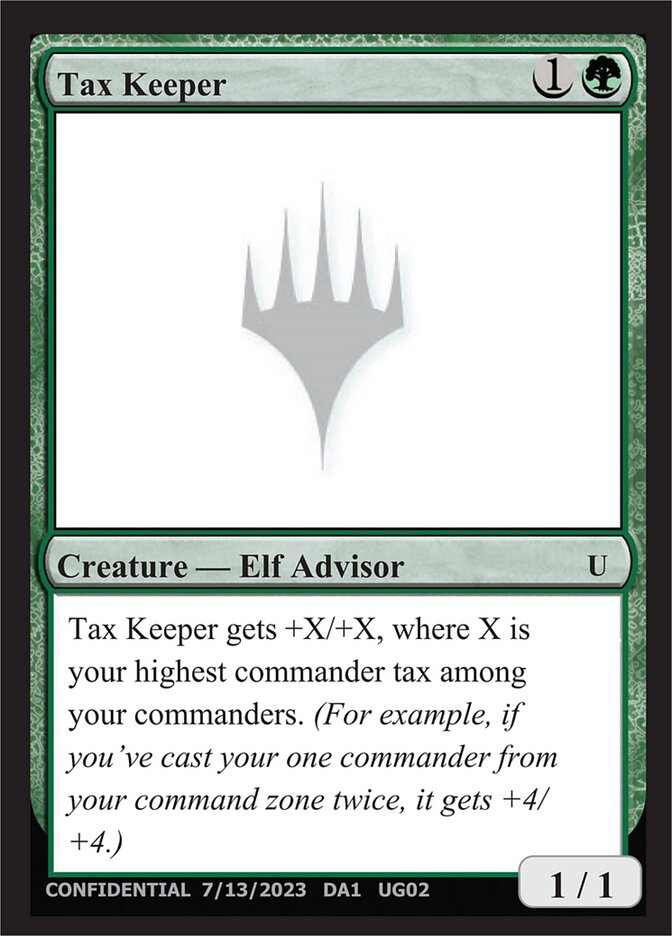 Tax Keeper — Unknown Event (UNK) #UG02b